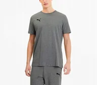 Koszulki męskie - Puma Koszulka Męska Bawełniana T-shirt Szara Teamgoal R.l - miniaturka - grafika 1