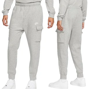 Nike spodnie męskie dresowe cargo szare CD3129-063 XL - Spodnie męskie - miniaturka - grafika 1
