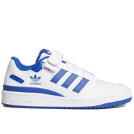 Buty sportowe męskie - Buty adidas Originals Forum Low FY7756 - biało-niebieskie - miniaturka - grafika 1