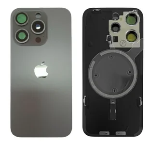 Klapka Plecki Tył iPhone 15 Pro Black z Ramką i Magnesami - Części serwisowe do telefonów - miniaturka - grafika 1