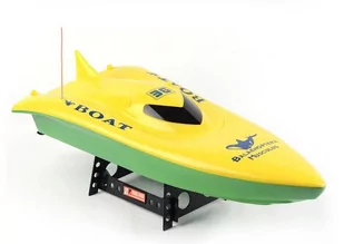Volvo Racing Boat (RTR, Zasięg 70m, 35km/h) - Żółty - Zabawki zdalnie sterowane - miniaturka - grafika 1