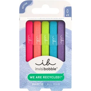 Invisibobble Gumki do włosów Hair Tie Neon Glow, 5 szt. - Ozdoby do włosów Invisibobble Gumki do włosów Hair Tie Neon Glow, 5 szt. - Ozdoby do włosów - miniaturka - grafika 1