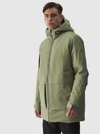 Kurtki i kamizelki sportowe męskie - 4F Kurtka funkcyjna w kolorze zielonym - miniaturka - grafika 1