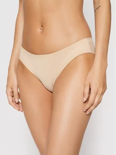 Majtki damskie - Calvin Klein Underwear Figi klasyczne Perfectly Fit 0000F3843E Beżowy - grafika 1