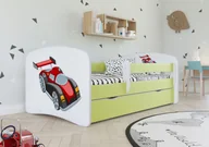 Łóżka dla dzieci i młodzieży - Kocot Kids Łóżko BABY DREAMS auto wyścigowe 180 z materacem polskie Kocot Kids - miniaturka - grafika 1