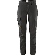 Spodnie damskie - FJALLRAVEN Spodnie damskie Karla Lite Trousers W szary szary 34 - miniaturka - grafika 1