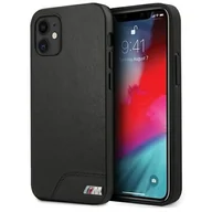 Etui i futerały do telefonów - BMW Etui BMHCP12SMHOLBK iPhone 12 5,4" czarny/black hardcase M Collection Smooth PU - miniaturka - grafika 1