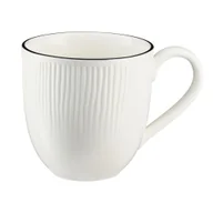 Kubki - Kubek porcelanowy 400 ml BONITA BLACK - miniaturka - grafika 1