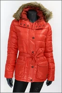 Kurtki damskie - Lee, Kurtka damska, Puffer Jacket Lava Red L56Twsaf $, rozmiar L - miniaturka - grafika 1