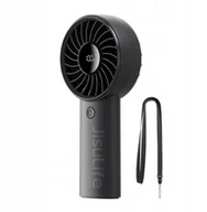 Gadżety USB - Mini wentylator Jisulife Handheld Fan Life4 3600mAh przenośny wiatraczek USB - czarny - miniaturka - grafika 1