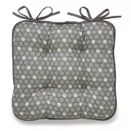 Poduszki na krzesła - Szara bawełniana poduszka na krzesło Cooksmart ® Purity - miniaturka - grafika 1