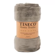 Koce - Ciemnoszary koc z mikropluszu Tiseco Home Studio, 220x240 cm - miniaturka - grafika 1