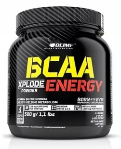 Olimp BCAA Xplode Energy 500g Smak poncz OS452-991 - Aminokwasy - miniaturka - grafika 1