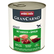 Mokra karma dla psów - Megapakiet Animonda GranCarno Original Adult, 24 x 800 g - Jeleń z jabłkiem - miniaturka - grafika 1