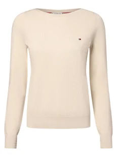 Tommy Hilfiger Sweter damski Kobiety Bawełna beżowy jednolity, S - Swetry damskie - miniaturka - grafika 1