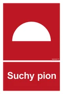 Systemy ekspozycyjne i znaki informacyjne - BB006 SUCHY PION, KN - FOLIA PODŁOGOWA NIEŚWIECĄCA; (500X740MM) - miniaturka - grafika 1