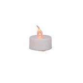 Świece - Świeczka tealight LED 3,8 x 1,8 cm biała - miniaturka - grafika 1