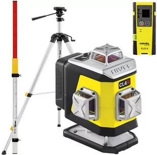 Zestaw - laser krzyżowy CL4R + SJJ-M1 EX + CLS-4 + LS-24 - Poziomice laserowe - miniaturka - grafika 1