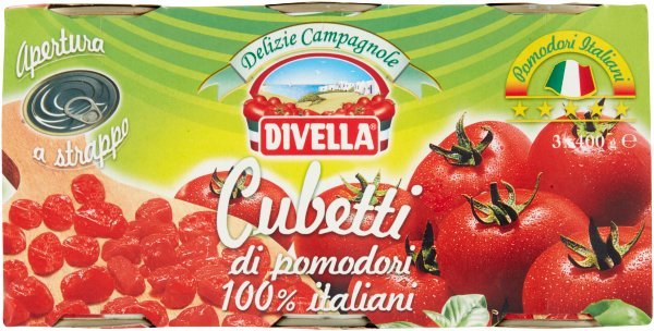 Pomidory krojone Cubetti di pomodori 3x400g - Divella