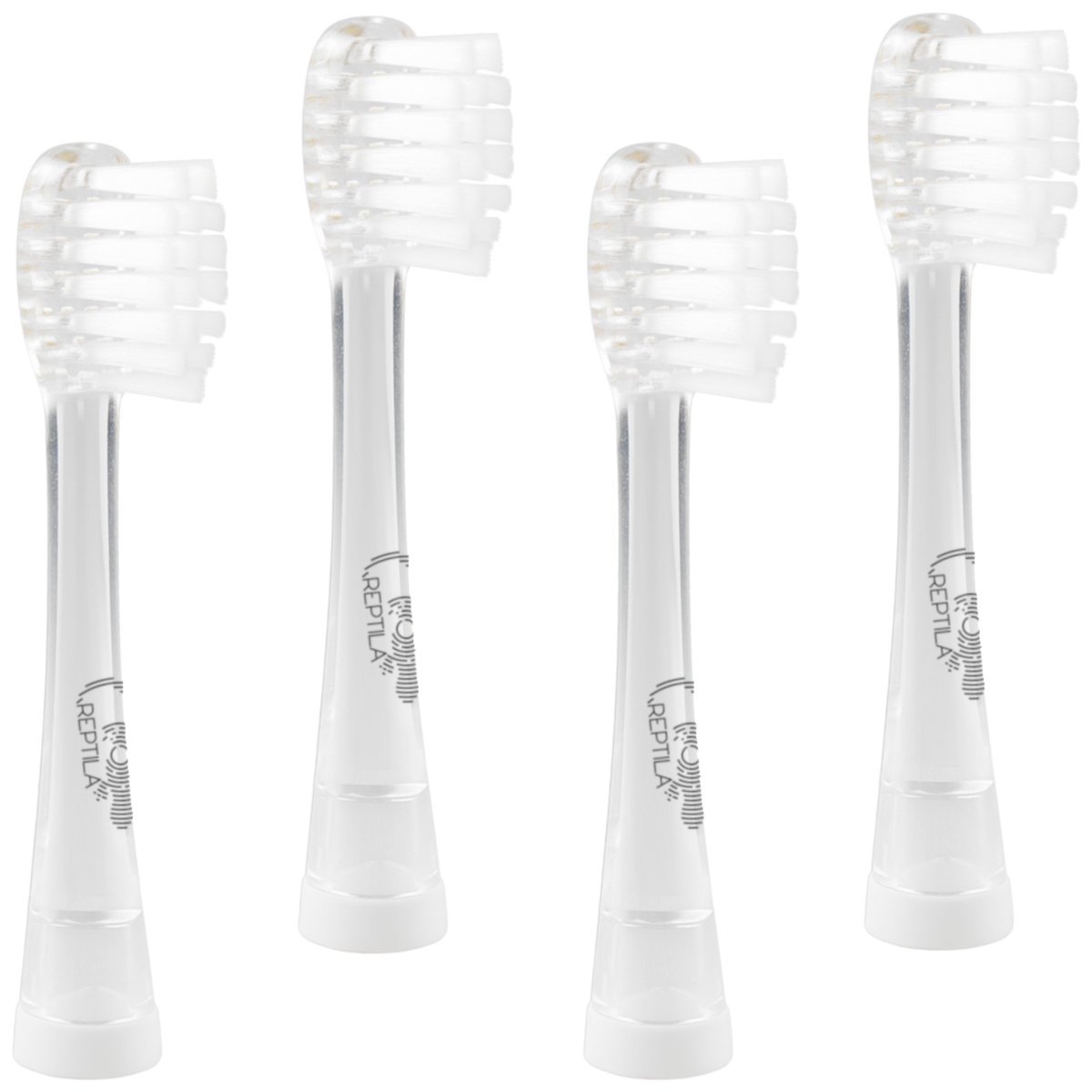 4x Końcówki do szczoteczki SEYSSO BABY PENGUIN 18-48M Zapas Końcówka Reptila