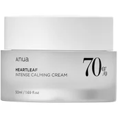 Kremy do twarzy - Anua Heartleaf 70% Intense Calming Cream intensywnie łagodzący krem do twarzy 50ml - miniaturka - grafika 1