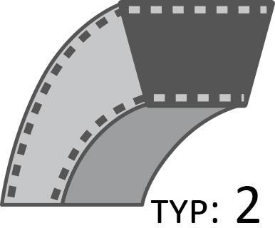 Pasek Mtd Napęd Jazdy Ah6180 /15,8X2318/ Dbr A-7540467