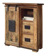 Komody - Komoda Railway #153 Drewniana Mango Loft Woskowane 75X36X90 Cm B 8000 - miniaturka - grafika 1