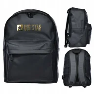 Plecaki szkolne i tornistry - Plecak BIG STAR szkolny miejski wycieczkowy bagaż podręczny czarny RR574092 - miniaturka - grafika 1