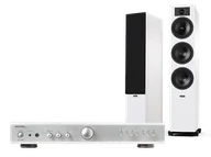 Zestawy stereo - Rotel A11 MkII (srebrny) + Tesi 6 (biały) - miniaturka - grafika 1