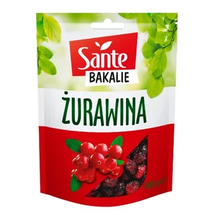 SANTE Żurawina wielkoowocowa 100 g Sante - Inne przekąski suche - miniaturka - grafika 1