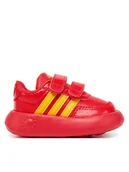 Buty dla dziewczynek - adidas Sneakersy Disney Breaknet 2.0 JH9235 Czerwony - miniaturka - grafika 1
