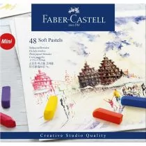 Faber-Castell Pastele suche mini 48 kolorów 128248 - Przybory szkolne - miniaturka - grafika 2