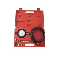 Inne urządzenia pomiarowe - MIERNIK CIŚNIENIA OLEJU 0-35BAR + ADAPTERY - miniaturka - grafika 1