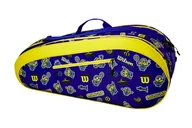Torby sportowe - Torba na rakiety tenisowe dla dzieci Wilson  Minions V3.0 Team 6Pk - miniaturka - grafika 1