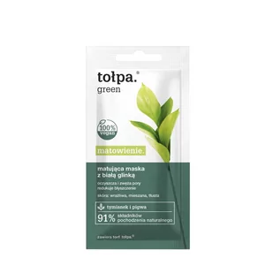 Tołpa Green Matująca MASKA normalizująca 8ml - Maseczki do twarzy - miniaturka - grafika 1