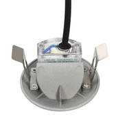 Lampy ogrodowe - vidaXL Lampy ścienne zewnętrzne LED, 6 szt., 5 W, srebrne, okrągłe - miniaturka - grafika 1