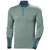 Koszulki sportowe męskie - Helly Hansen Lifa Merino Midweight 1/2 Zip, męski, kaktusowy - miniaturka - grafika 1