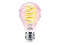 Żarówki LED - WiZ Philips Smart WiFi Filament Clear A60 E27 6.3W 470Lm Rgb Wizarding Worl - miniaturka - grafika 1