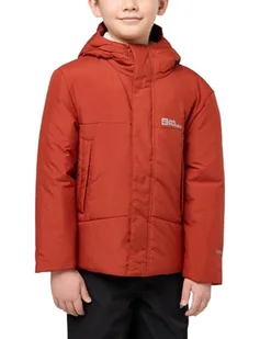 Jack Wolfskin SNOWBEAR JKT K kurtka chłopięca, unisex, intensywny rust, - Kurtki i płaszcze dla chłopców - miniaturka - grafika 1