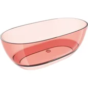 Wanny - Mexen Pure coral wanna wolnostojąca transparentna 170 x 80 cm, korek chrom - 58071708004 - miniaturka - grafika 1