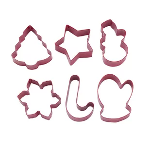Kpl. 6 Wykrawaczy Nierdzewnych Christmas Cookies - Formy do ciast - miniaturka - grafika 1