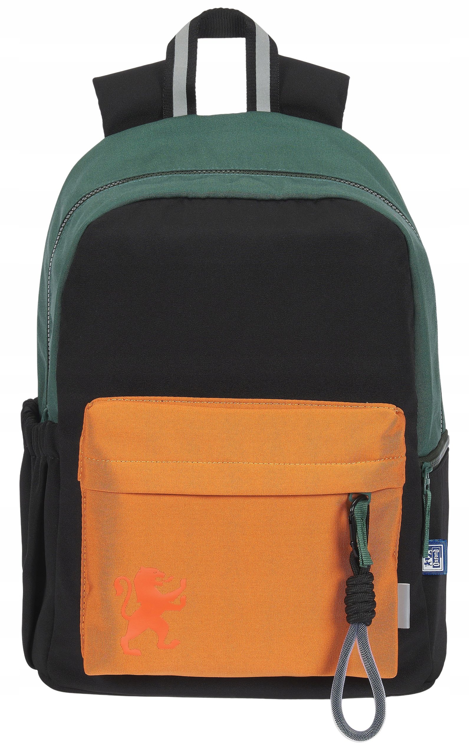 Plecak Młodzieżowy Oxford Funky – Brązowy 2 Komory Mieści A4 25L