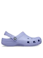 Klapki i japonki damskie - Crocs Klapki Classic 10001 Fioletowy - miniaturka - grafika 1
