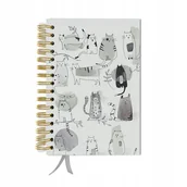 Notesy i bloczki - Notes w linie zeszyt A5 pamiętnik notatnik planer - miniaturka - grafika 1