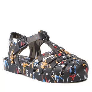 Melissa Sandały Mini Possession Print 33444 Black Multicolor 54089 - Sandały damskie - miniaturka - grafika 1