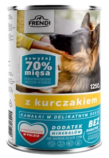 Frendi kawałki w delikatnym sosie z kurczakiem 1250g - Mokra karma dla kotów - miniaturka - grafika 1