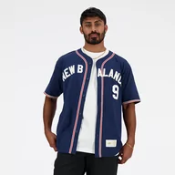 Koszulki męskie - Koszulka męska New Balance MT41512NNY  granatowa - miniaturka - grafika 1