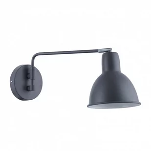 Italux Kinkiet LAMPA ścienna BENITO MB-BR1740801-W1 industrialna OPRAWA metalowa na wysięgniku loft szara MB-BR1740801-W1 - Lampy ścienne - miniaturka - grafika 1