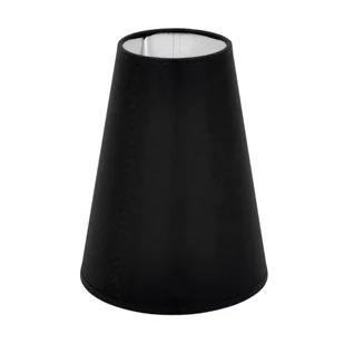 Czarny, stożkowy abażur, otwór ø4 cm, na E27 - Oprawy, klosze i abażury - miniaturka - grafika 1