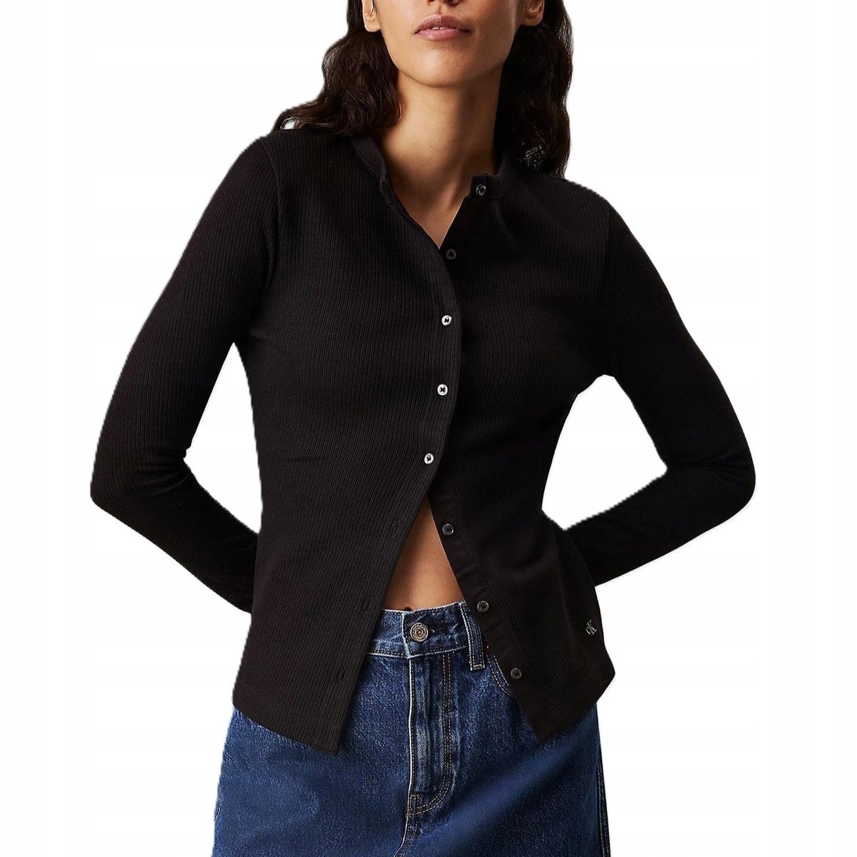 ALVIN KLEIN JEANS SWETER DAMSKI TEXTURED XS
